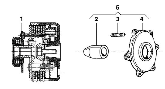 Embrague 3 discos BRIK 1 (Fino/Until 2009) Motocultivador