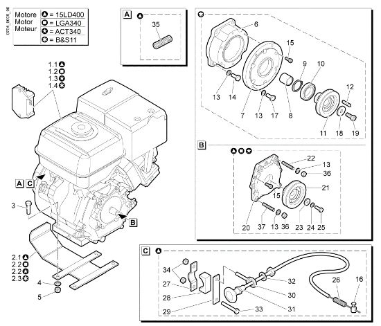 Motor FC 30 H Segadora