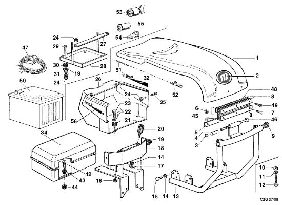Cofre de inyección KAM 5 (Fino/Until 2012) Motocultivador