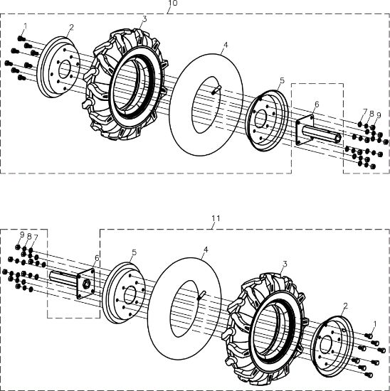 Ruedas 16 104 (K800 HC)