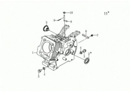 Carter motor 118 (K900 HR) - EURO5
