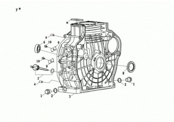 Carter motor 118 D (K7000 HDR) - EURO5