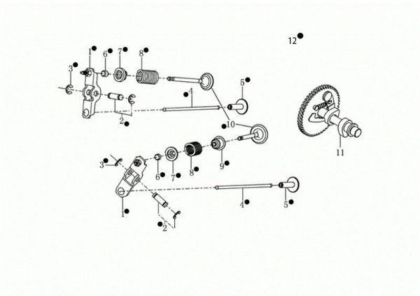 Valvula MOTORE K900 HR (EURO5) Motor