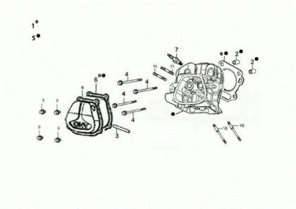 Culata MOTORE K1100 H (EURO5) Motor