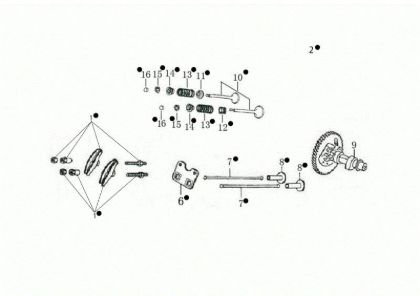 Valvulas MOTORE K1100 H (EURO5) Motor