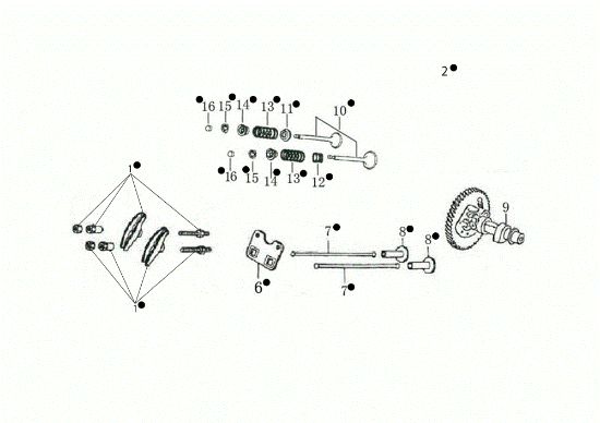 Valvulas MOTORE K1100 H (EURO5) Motor