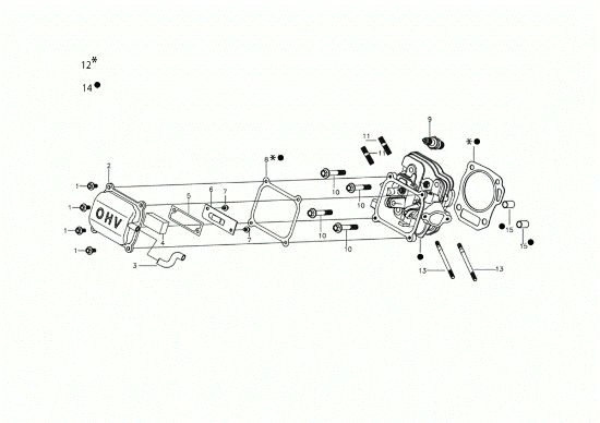 Culata MOTORE K900 HR (EURO5) Motor