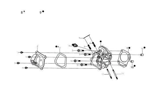Culata MOTORE K800 H (EURO 5) Motor K800H(EURO 5)