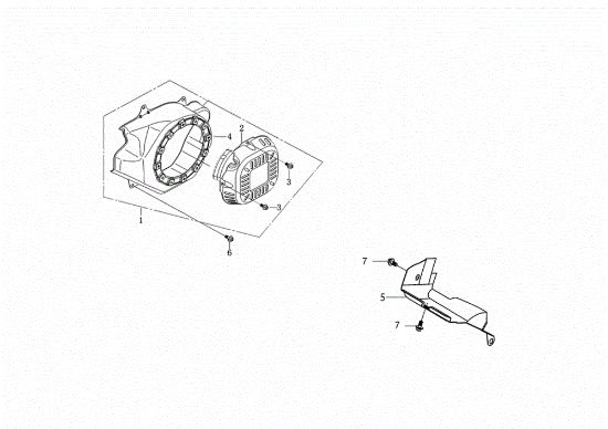 Arranque MOTORE K800 H (EURO 5) Motor K800H(EURO 5)