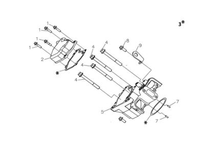 Cabeza cilindro MOTORE K7000 HD - conico / conical Motor