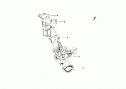 Carburador MOTORE K800 H (EURO 5) Motor K800H(EURO 5)