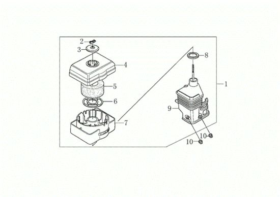 Filtro aire MOTORE K900 H Motor