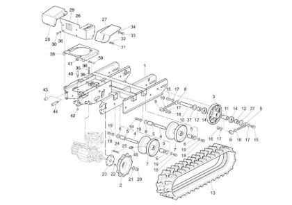 Bastidor NTR 270 V (Fino/Until 2009) Minitransportador