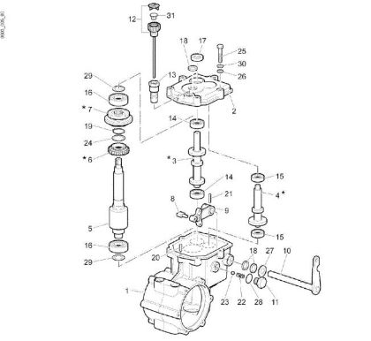 Engranajes (Cambio) (1/2) NTR 270 V (Fino/Until 2009) Minitransportador